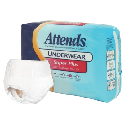 Attends® Underwear Super Plus Absorbency with Leakage Barriers -  CharmMedical